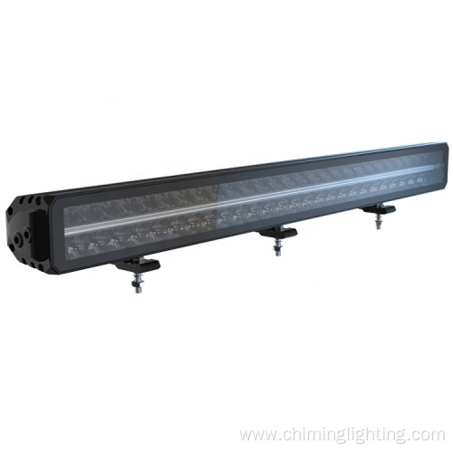 NEW 32" innovation bezel-less design dual row OSRAM chip DT plug white amber led truck light bar,over-heated protected